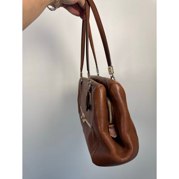 Coach Leather Y2K VINTAGE Madison Madeline Shoulder Satchel Bag - Picture 4 of 7